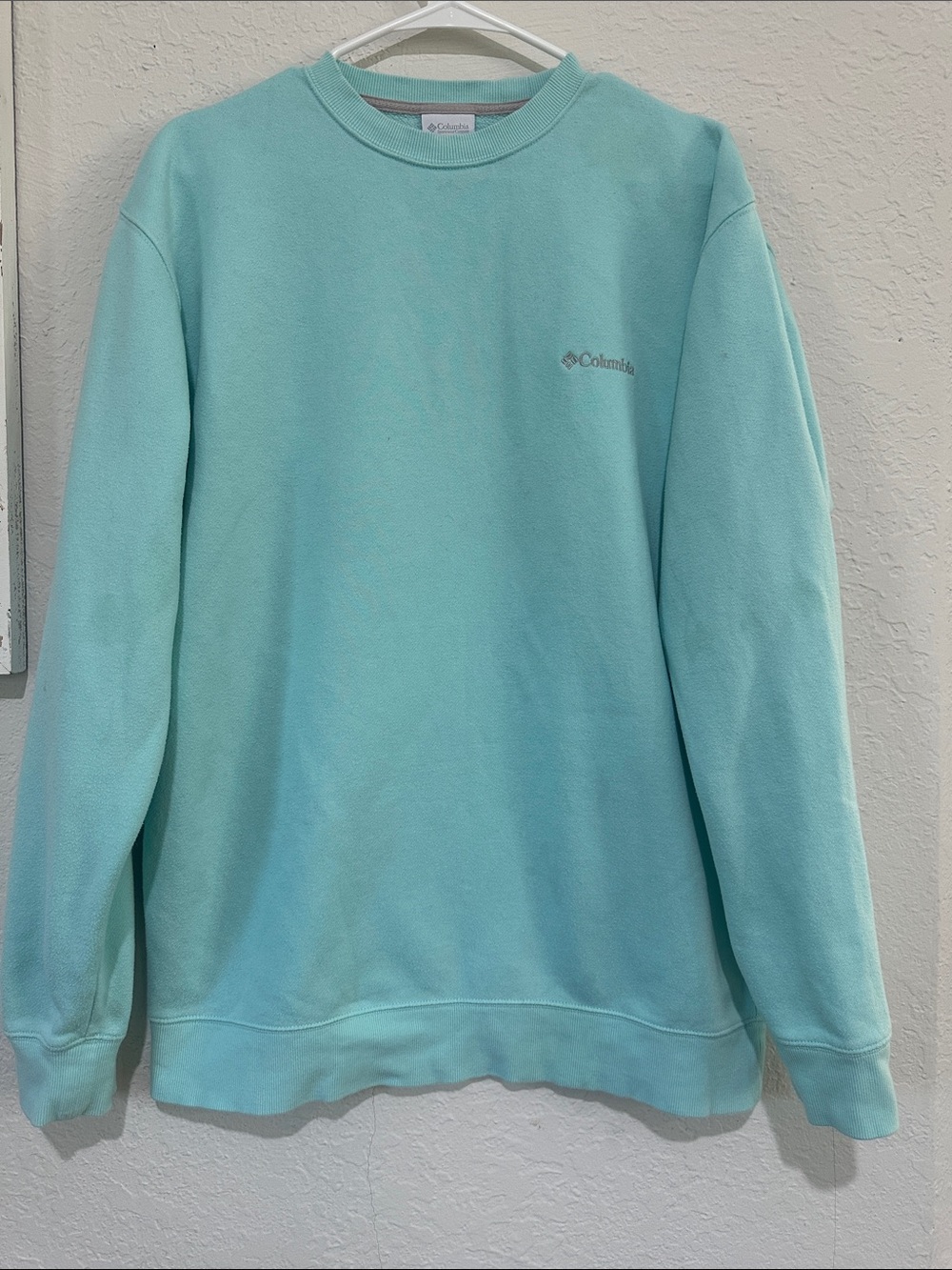 Columbia Mint Green Crewneck Sweatshirt